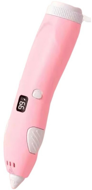 3D 打印筆 兒童成人創意繪圖DIY玩具, 櫻花粉, 3D智慧列印筆