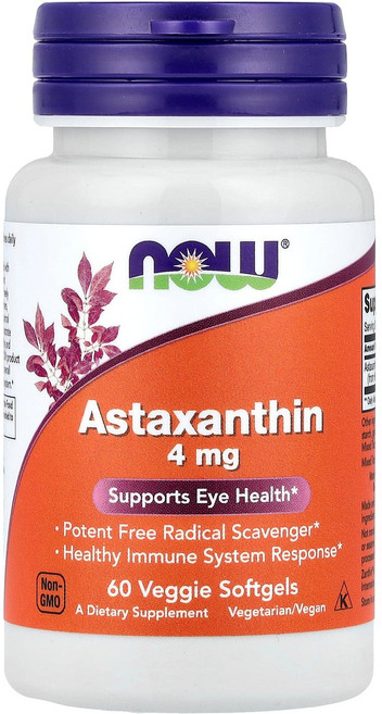 나우푸드 아스타잔틴 4mg 베지 소프트젤 60정, 1개