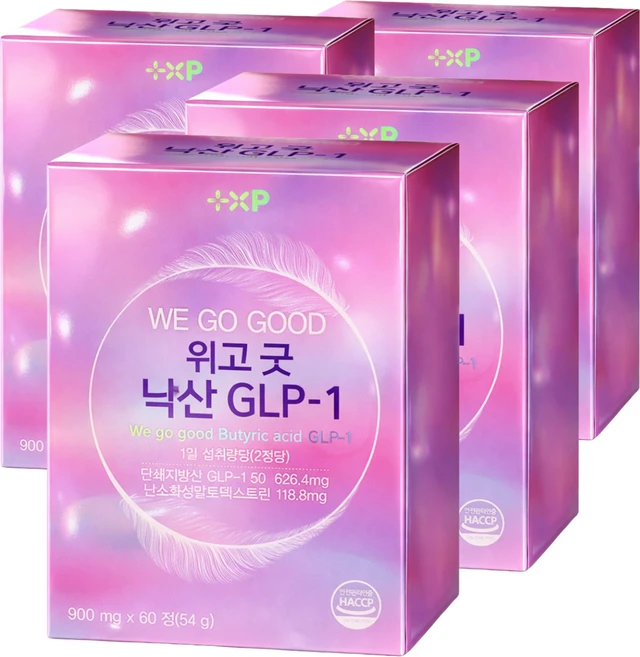 WE GO GOOD 위고 굿 낙산 GLP-1, 4박스, 60정 - 쿠팡