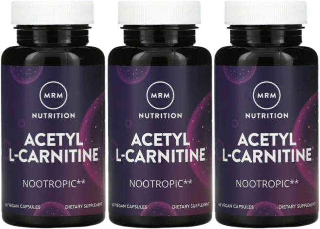 [ 60캡슐 ] MRM 아세틸 L 카르니틴 베지 캡슐, 3개, 60정 - 쿠팡