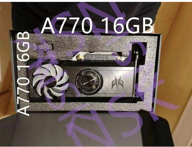 ACER Predator BiFrost A770 OC 그래픽 카드 GDDR6 비디오 16GB
