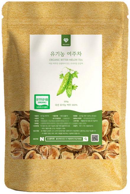 국산 유기농 볶은 어린 여주차 당뇨에 좋은 차 100g 1개입, 1개