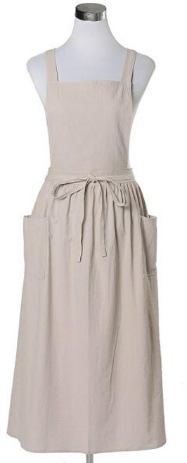 아트박스/위드마켓 하이디 리넨 원피스 롱앞치마(베이지), 상세 참조, 1개