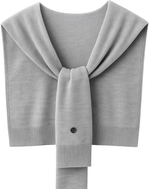 울 니트 어깨 숄 버튼 가디건 랩 판초 망토 레이어드 여성 가을 겨울 따뜻한 데일리