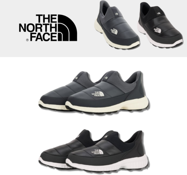 국내매장 정품(백화점) 노스페이스 방한화 아동공용 키즈 초등학생 슬립온 겨울방학 겨울축제