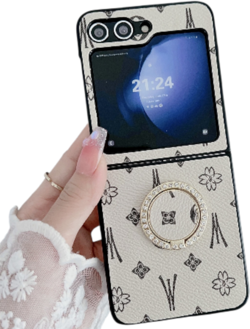 럭스폰 갤럭시 지플립 링 브래킷 빈티지 flip 전용 명품 케이스