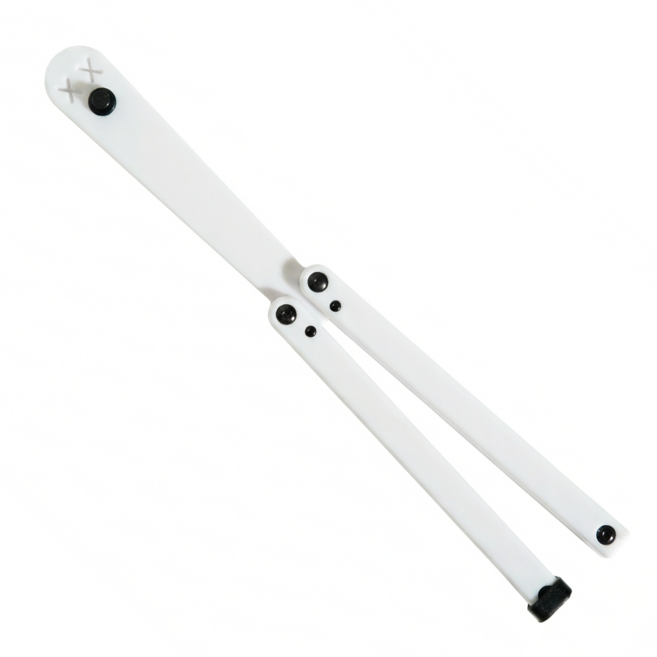 타이거피스트 더블엑스 오리지널 발리송 버터플라이나이프 나비칼, 1개, 2.화이트