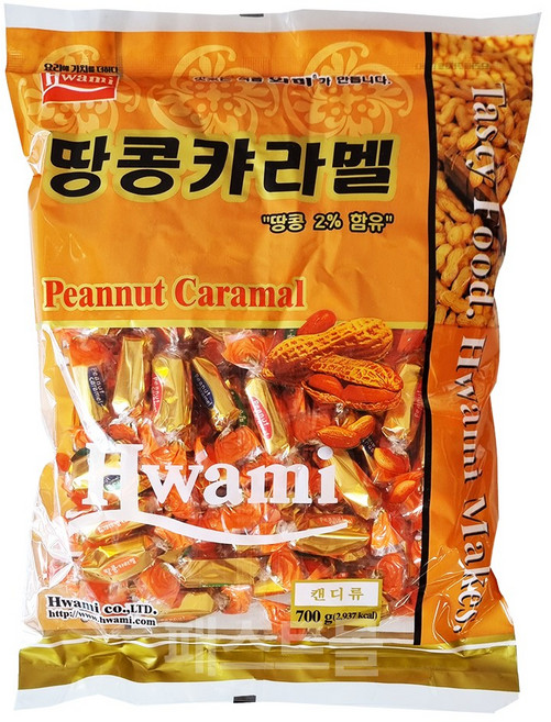 화미 땅콩카라멜, 700g, 1개