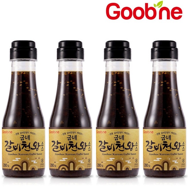 굽네 갈비천왕 소스 280g X 4병 NU06, 4개