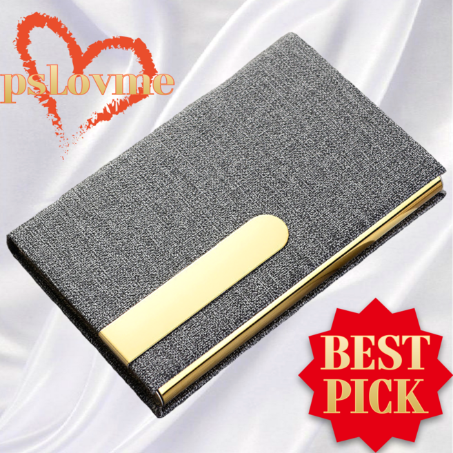 피에스러브미 골드 카드 케이스 카드지갑 명함지갑