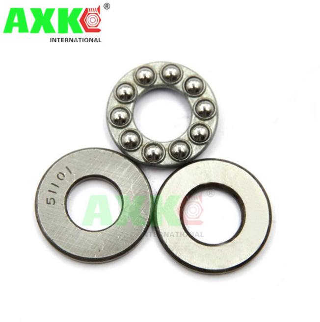 4pcs 평면 스러스트 베어링 51100 51101 51102 51103 51104 51105 51106 51107, 51107 35x52x12, 2개