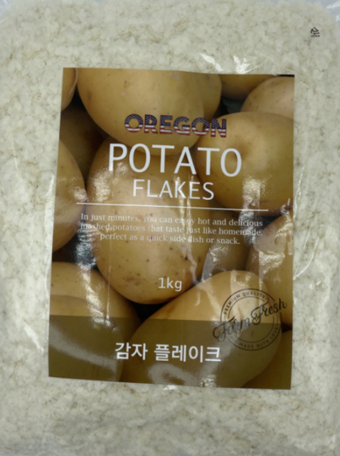 건조 감자 후레이크 1kg, 4개