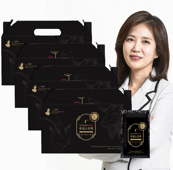 김소형원방 흑염소진액 투뿔 70ml 30포 4박스 홈쇼핑 선물, 4개, 2.1L