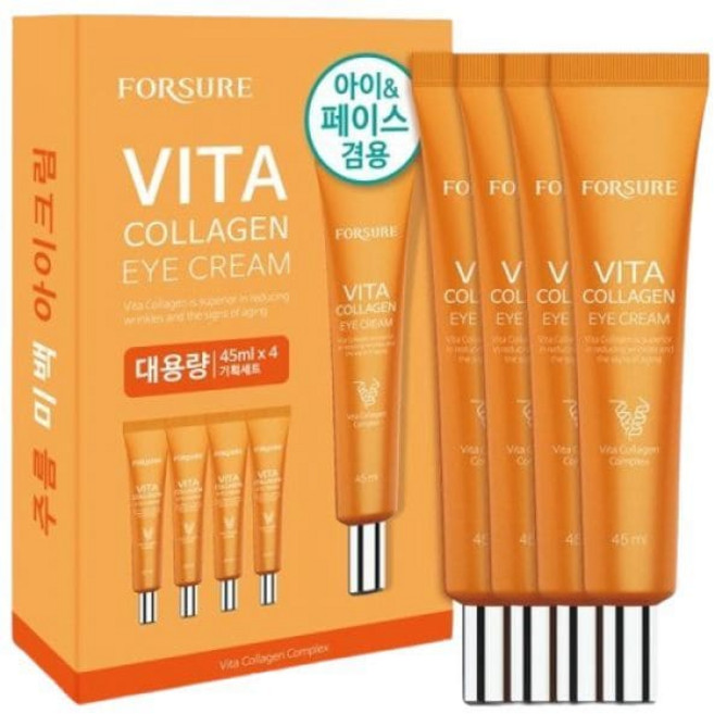기초케어 포슈어 아이크림 비타 콜라겐 영양크림 45ml 4개 세트, 포슈어 아이크림 비타 콜라겐 미백 영양크