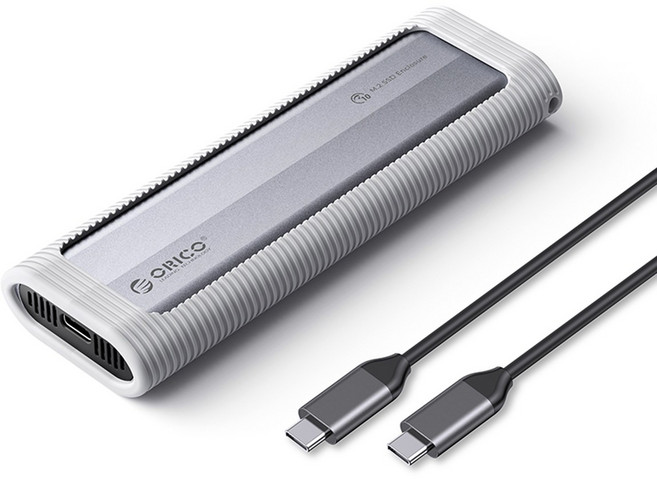 오리코 C타입 10Gbps 알루미늄 M.2 SSD 외장 케이스 AXM2, 10Gbps NVMe버전, 1개