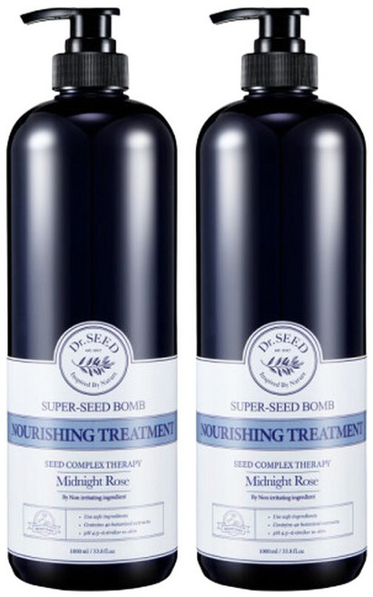 닥터시드 슈퍼시드밤 너리싱 트리트먼트 1000ml 미드나잇로즈 1+1, 1개, 1L
