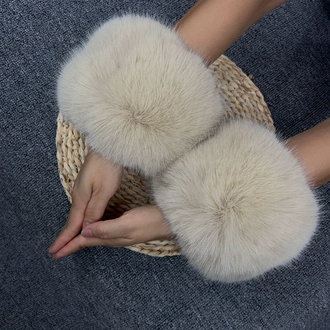 폭스 소매퍼 리폼 털소매 모피 소매탈착가능 포인트