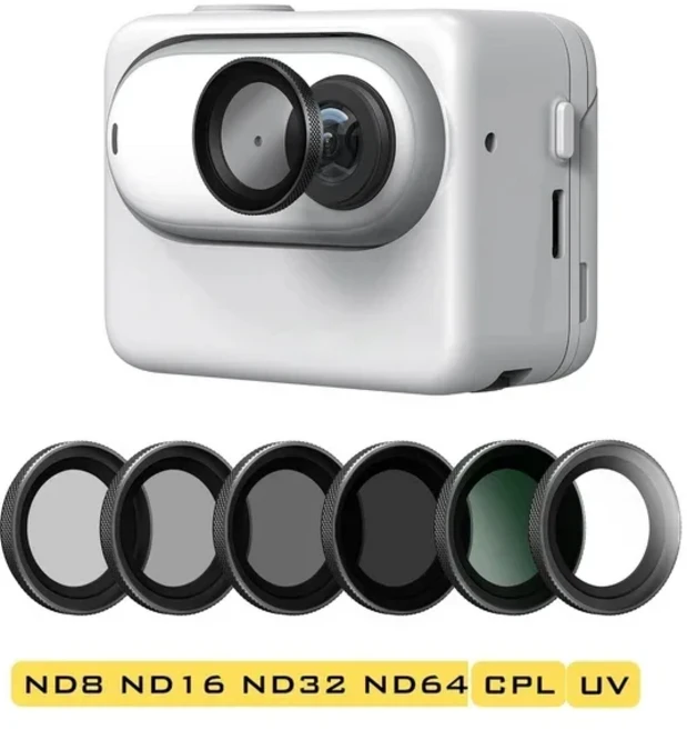 aMagisn Insta 360 Go3S Go 3S 3 2 렌즈 필터 ND 세트 CPL ND8 ND16 ND32 ND64 Insta360 Go3S Go3 Go2 액세, 04 For Go3S Filter Kit