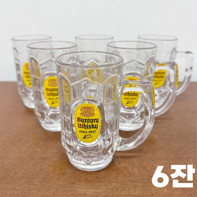 산토리 하이볼잔 일본정품 국내배송, 6개