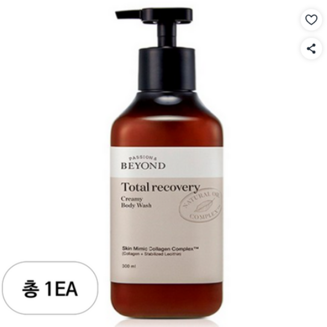 비욘드 토탈 리커버리 크리미 바디워시, 300ml, 1개