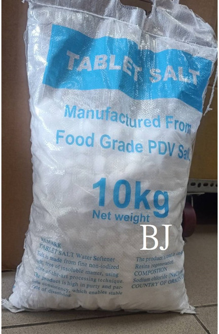 百淨淨水 食品級鹽碇 10KG/包 軟水器用鹽, 1個
