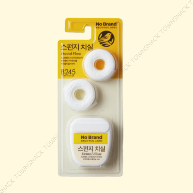 노브랜드 스펀지 치실 40m x 3개, 3개입, 4개