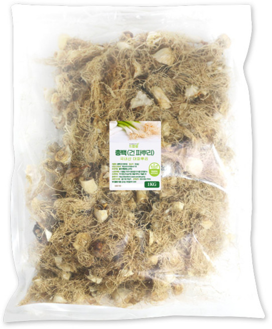 드랍쉽 총백(국산) 1kg 대파뿌리 건 파뿌리, 총백[국산] 1kg, 1개
