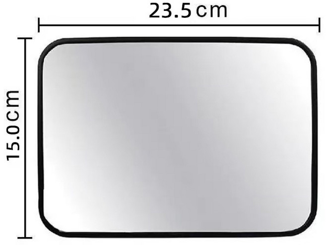 兒童安全座椅觀察鏡 23.5x15cm 嬰兒車內後視鏡, 1個, 車內觀察鏡