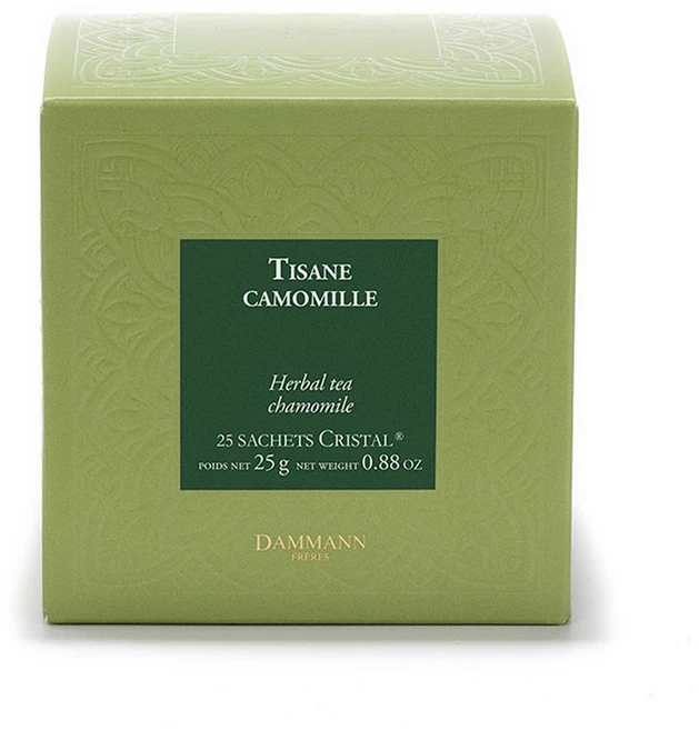 Dammann Freres Tisane Camomille 다만 프레르 티잔느 카모마일 캐모마일 허브 티 차 25티백 25g, 25개입 - 쿠팡