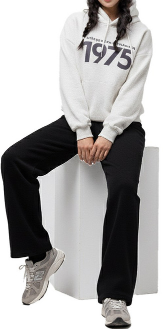 똑소녀 여성 기모 밴딩 와이드 팬츠 골덴 바지