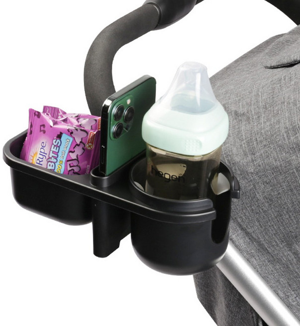 3IN1 유모차 컵홀더+스마트폰거치대(블랙), 1개