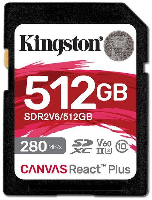 Kingston 金士頓 512G 專業攝影機 記憶卡 SDXC UHS-II U3 V60 公司貨, 1個, 512GB