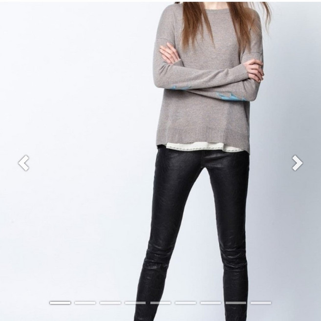 (중*고) 스타패치 캐시미어 니트 M사이즈