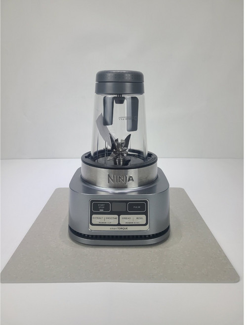 독일모티프매트 믹서기 받침대, 1개, 라이트그레이 마블