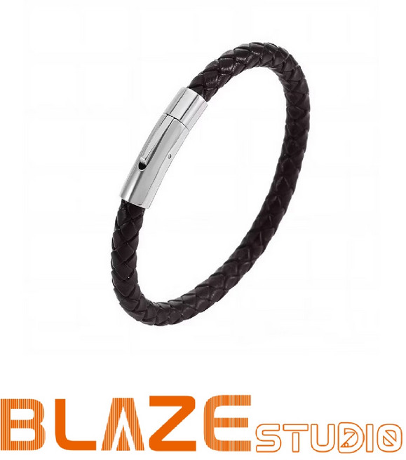 BLAZE 編織皮繩手鍊