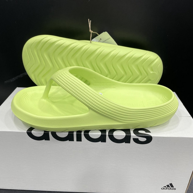 아디다스 슬리퍼 아디케인 플립플랍 - 라임 / IE7904
