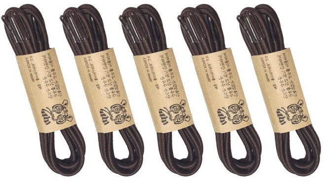 GGT Tiger 고무 구두끈 5세트