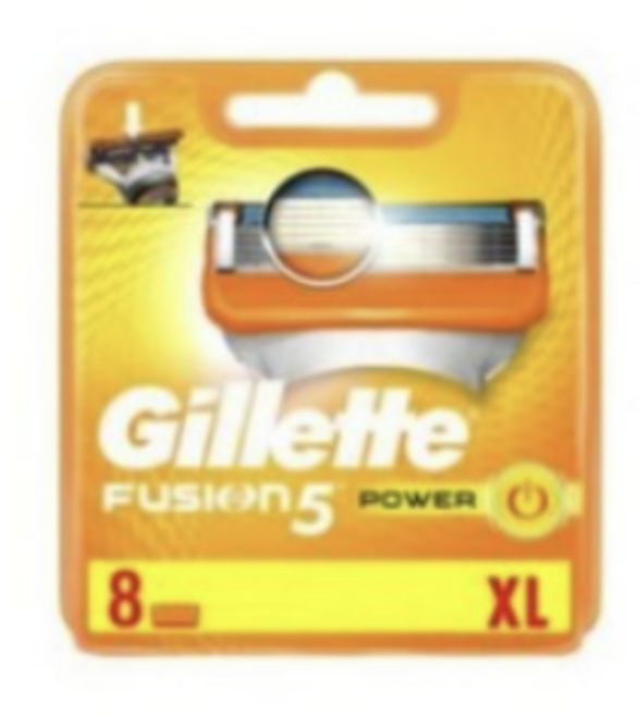 신형 질레트 퓨전 파워 면도날, 8개입, 4개