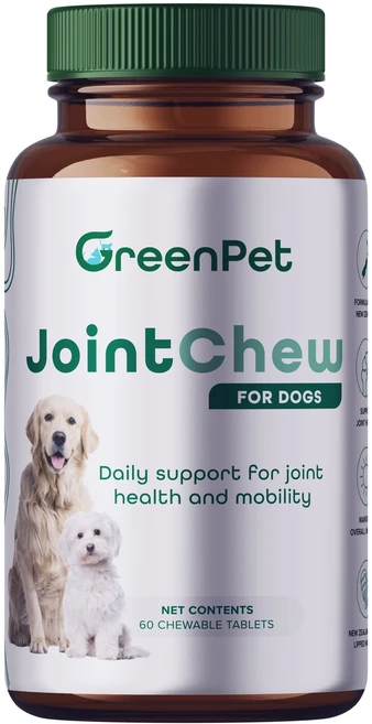 그린펫엔젯 조인트츄 청정 뉴질랜드 초록입홍합 강아지 고양이 관절 뼈 영양제 60 츄어블정 건강 간식 글루코사민 비타민D, 60정, 뼈/관절강화, 4개 - 쿠팡
