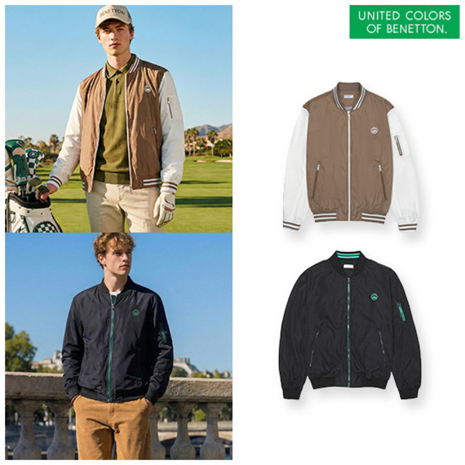 [베네통] () 26SS 남성 어반 스타디움 자켓 1종