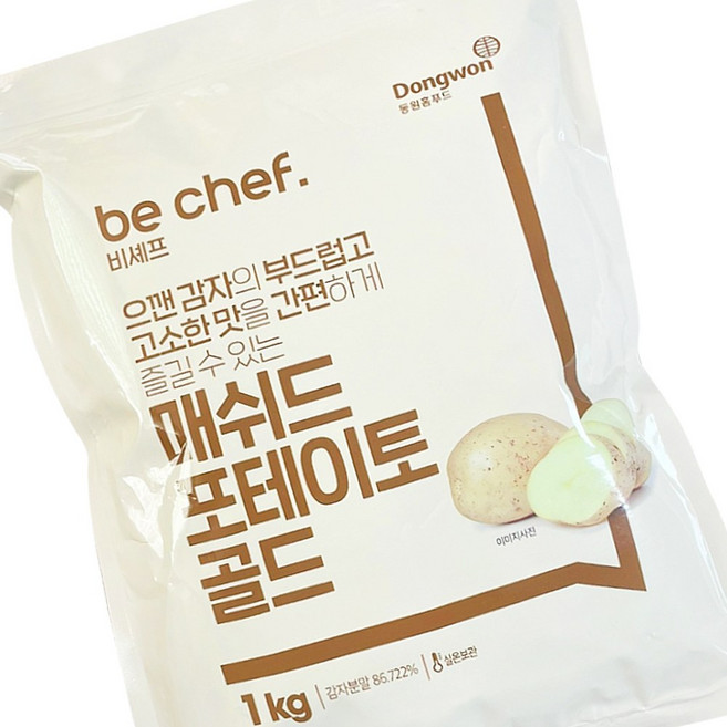 매쉬드 포테이토 골드 1KG 동원홈푸드, 단품, 1개