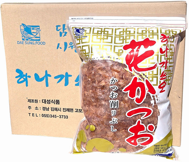 새마원 대성 하나가쓰오부시 고명용 토핑용, 500g, 8개