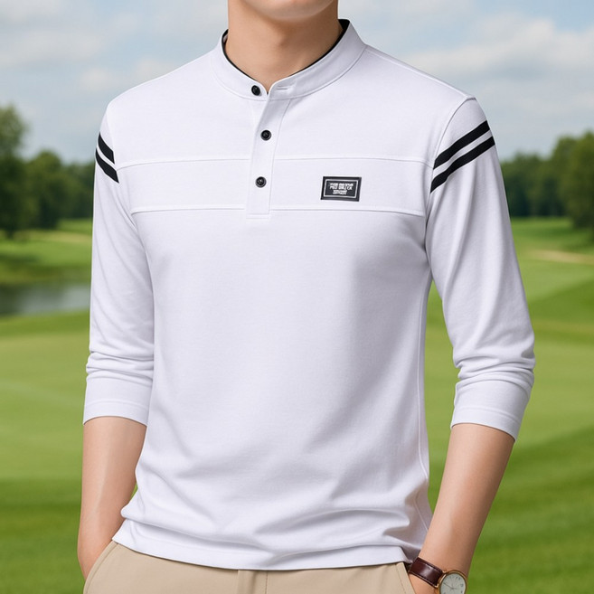곽씨네슈퍼 남성 골프 긴팔 티셔츠 골프복 골프웨어