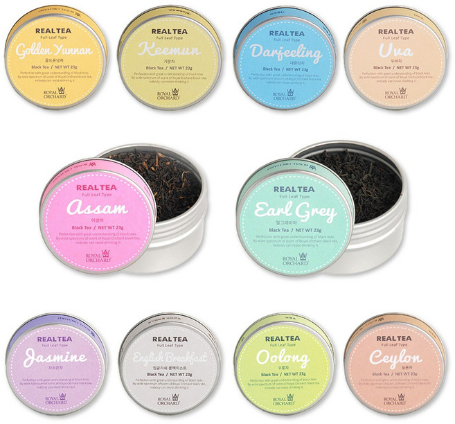 로얄오차드 홍차 잎차 실버틴 10종 모음, 1개, 1개입, 23g, 1개