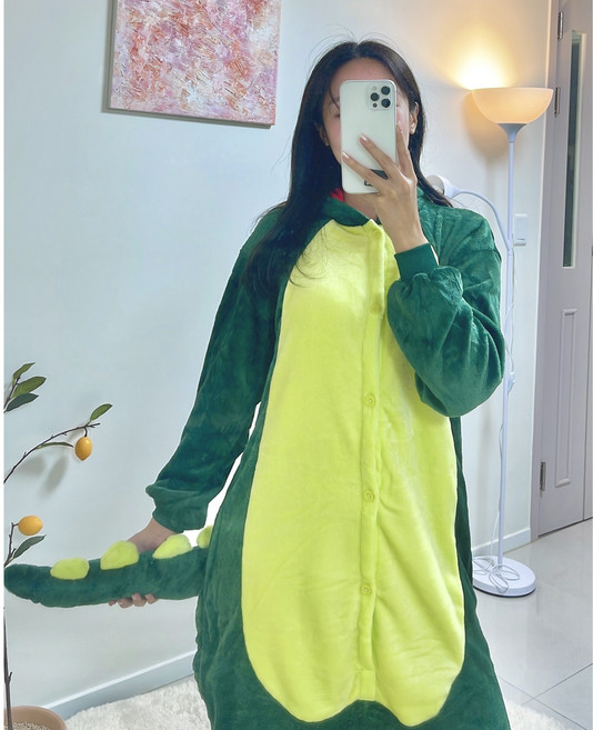 동물 잠옷 코스프레 파티 파자마 극세사