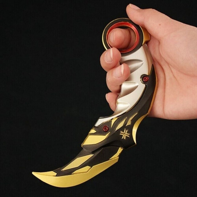 장난감 발로란트 카람빗 나이프 프라임 스 굿즈 020303 onl+06711rS, 1개