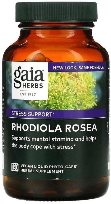 Gaia Herbs 홍경천 비건 액상 파이토캡 120정, 1개 - 쿠팡