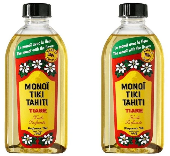 티키 모노이 티키 타히티 티아레 바디 헤어 오일 100ml 2팩 Tiki Monoi De Tahiti Tiare - 쿠팡