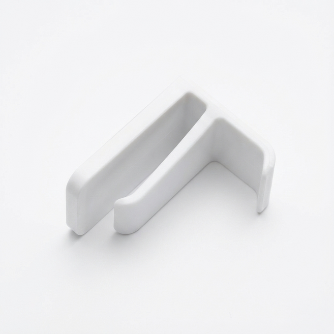 모던 화이트 1인 칫솔걸이 욕실 칫솔꽂이 싱글 거치대, 1개