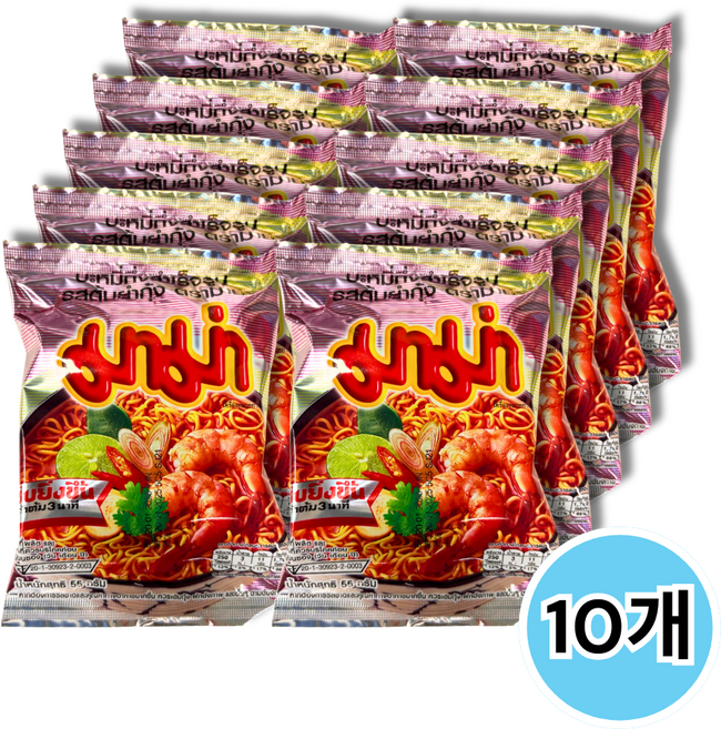 태국 똠양 똠얌 마마 라면, 10개